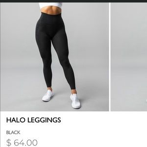 ALPHALETE BLACK HALO LEGGINGS
